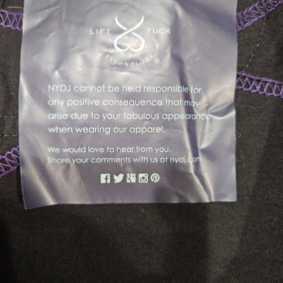 NYDJ Not Your Daughters Womens Barbara Boot Cut Jeans Size 26W‎ Dark Wash - Picture 9 of 12